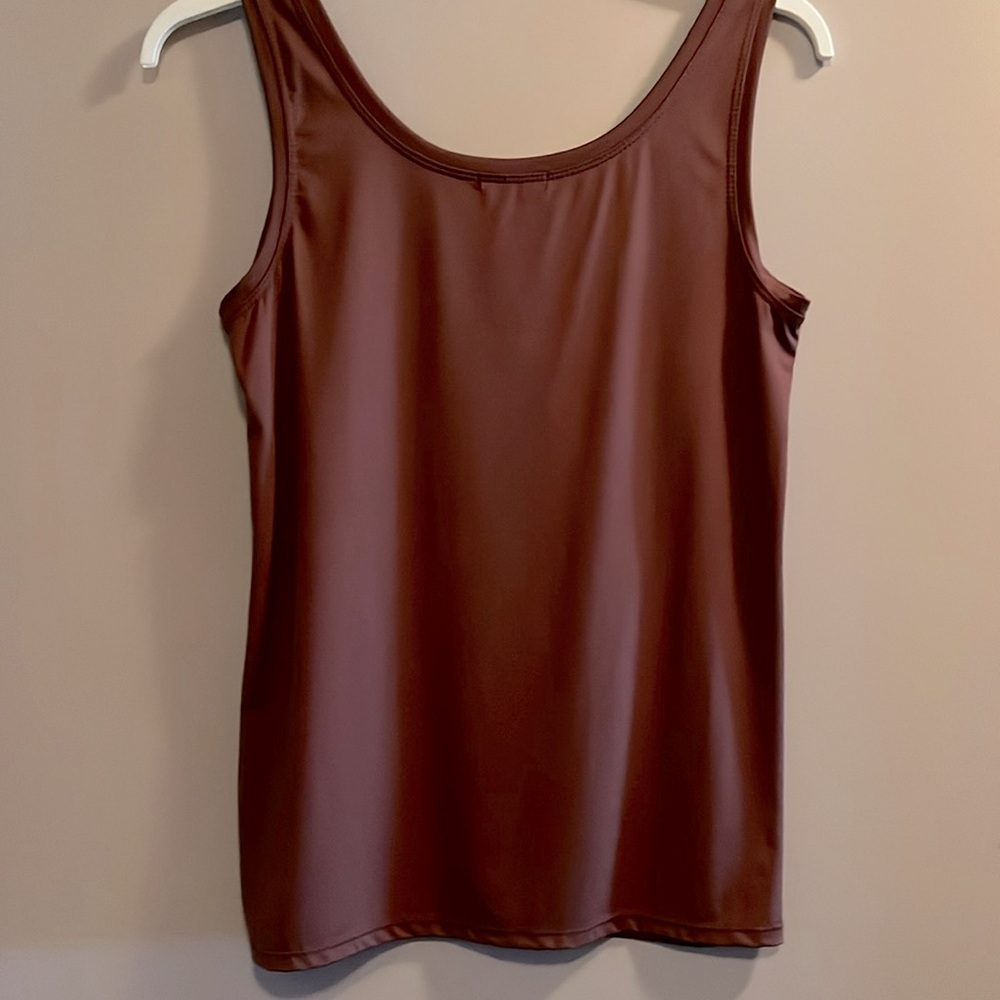 Alfani Brown Tank Top - Picture 3 of 4
